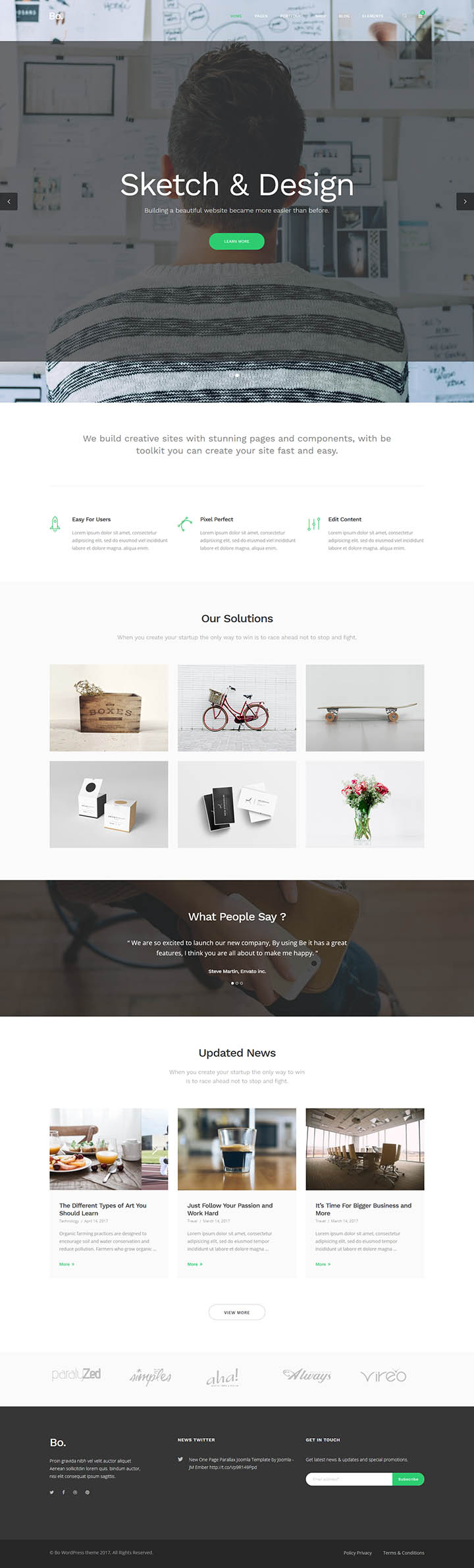 WordPress шаблон ThemeForest BoTheme