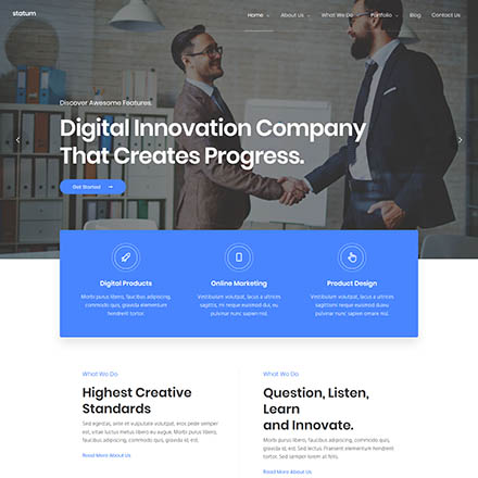 ThemeForest Statum