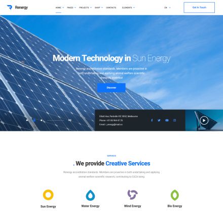 ThemeForest Renergy