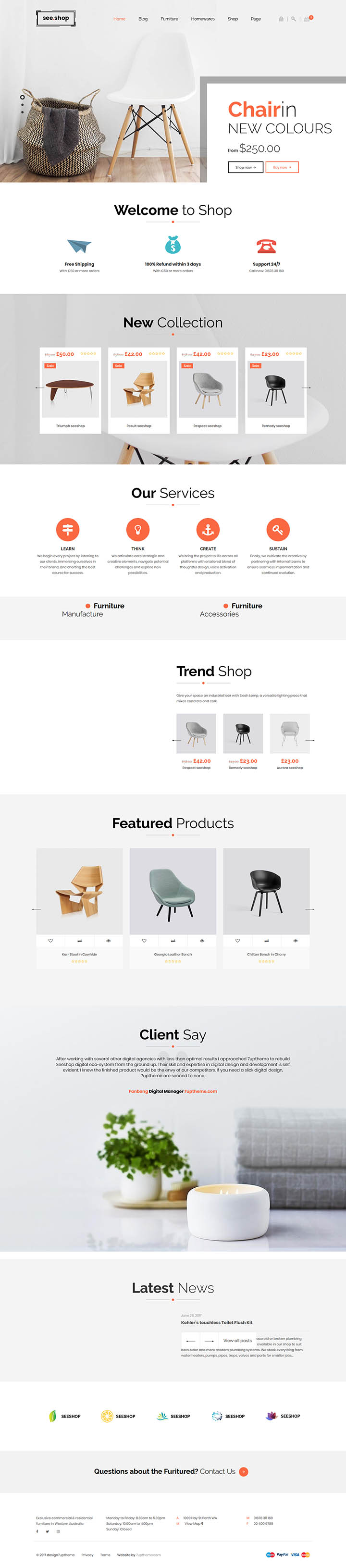 WordPress шаблон ThemeForest See Shop