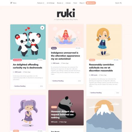 ThemeForest Ruki