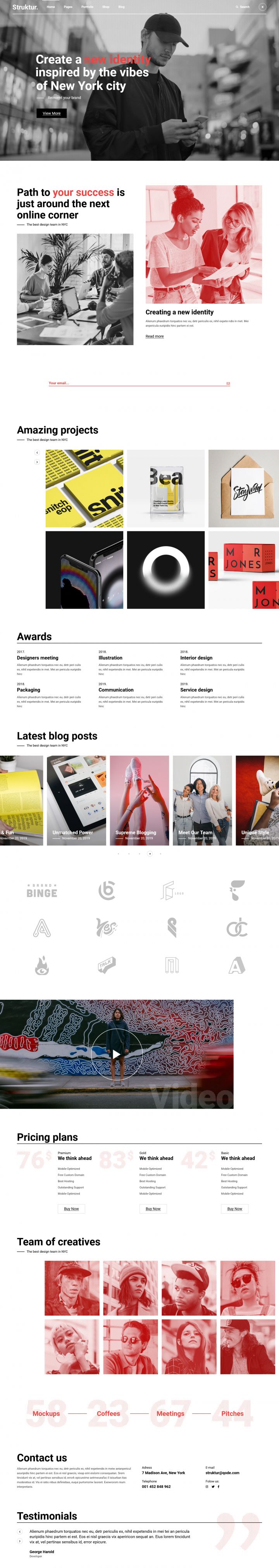 WordPress шаблон ThemeForest Struktur