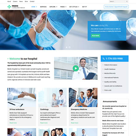 JoomlaShine Medis 2