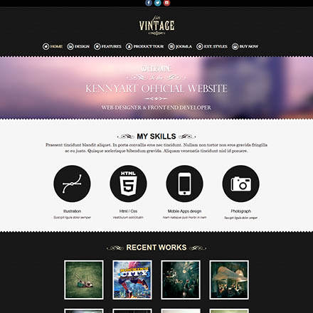 JoomlaShine Vintage 2