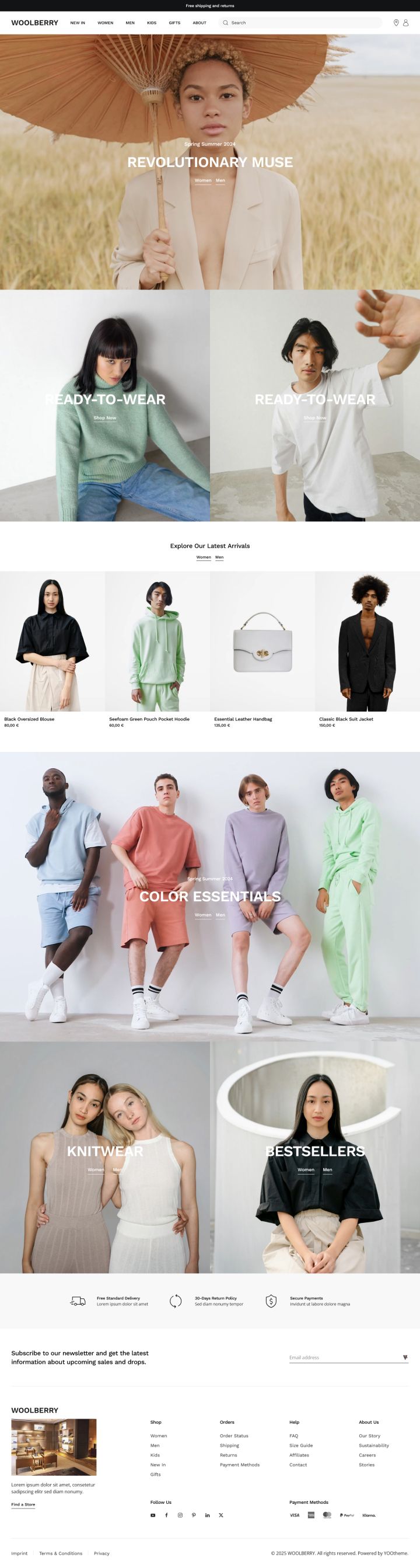 Joomla шаблон YOOtheme Woolberry